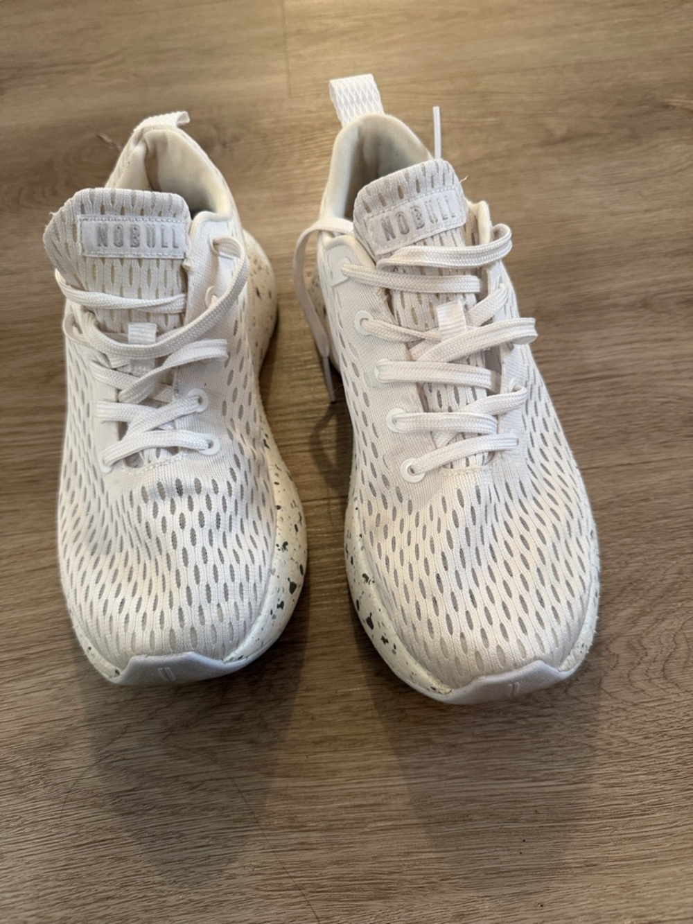 NOBULL  Off-White Mesh Sneakers